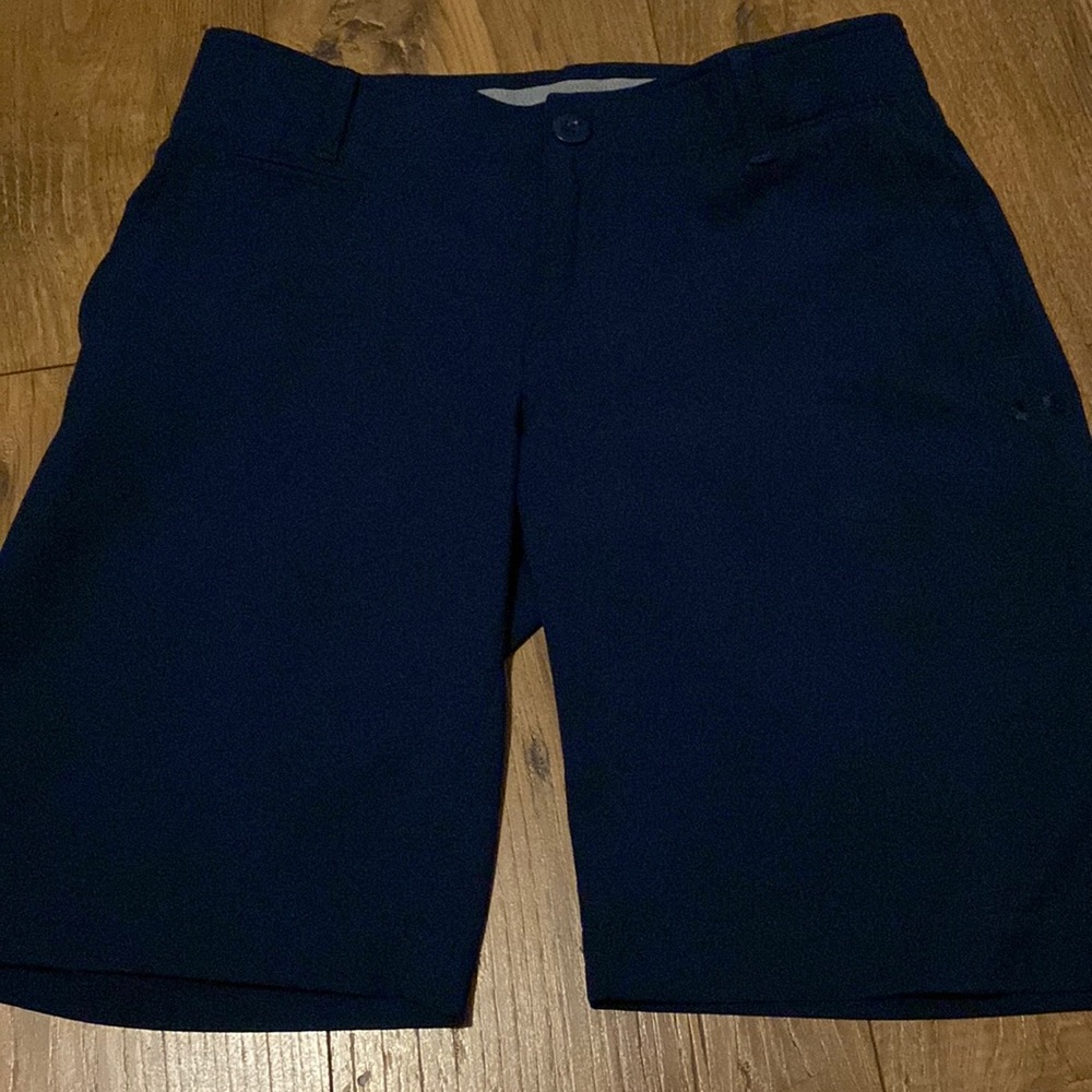 Navy Under Armour shorts (size 2)